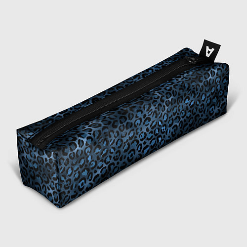 Пенал Синяя леопардовая шкура / 3D-принт – фото 1