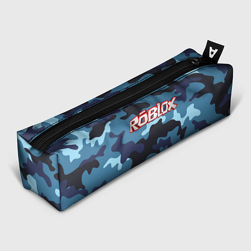Пенал Roblox Камуфляж Тёмный Синий / 3D-принт – фото 1