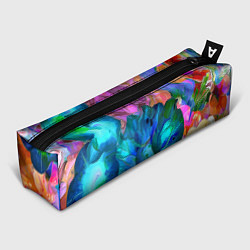 Пенал для ручек Красочный цветочный паттерн, цвет: 3D-принт