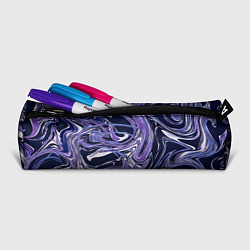 Пенал для ручек Фиолетовая магия Абстракция с мраморными разводами, цвет: 3D-принт — фото 2