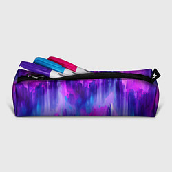 Пенал для ручек Purple splashes, цвет: 3D-принт — фото 2