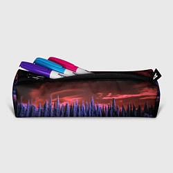 Пенал для ручек Абстрактный фиолетовый лес и тёмная река, цвет: 3D-принт — фото 2