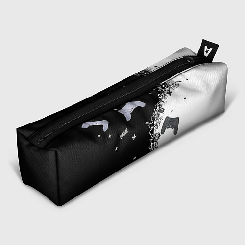 Пенал Джойстики чёрно-белые / 3D-принт – фото 1