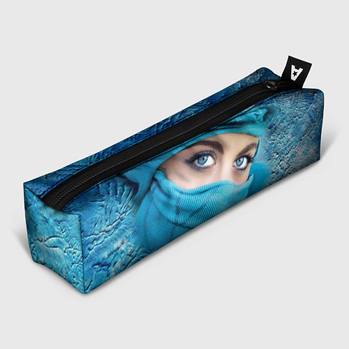 Пенал Синеглазая девушка в хиджабе / 3D-принт – фото 1