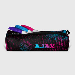 Пенал для ручек Ajax - neon gradient: надпись и символ, цвет: 3D-принт — фото 2