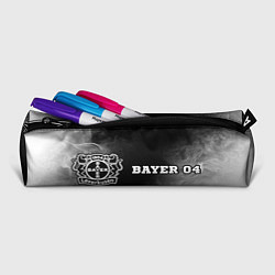Пенал для ручек Bayer 04 sport на темном фоне: надпись и символ, цвет: 3D-принт — фото 2