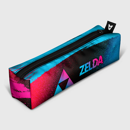 Пенал Zelda - neon gradient: надпись и символ / 3D-принт – фото 1