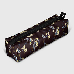 Пенал для ручек Акварельный паттерн на темном фоне, цвет: 3D-принт