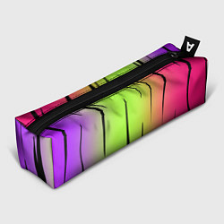 Пенал для ручек Звериный принт радуга, цвет: 3D-принт
