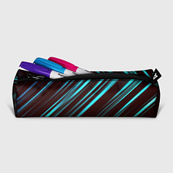 Пенал для ручек Stripes line neon color, цвет: 3D-принт — фото 2