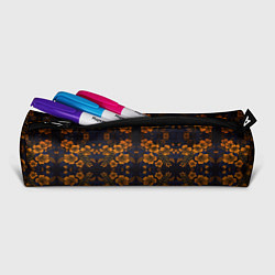 Пенал для ручек Желто-оранжевые нежные цветы, цвет: 3D-принт — фото 2