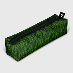Пенал для ручек Сочный узор из зеленой травки, цвет: 3D-принт
