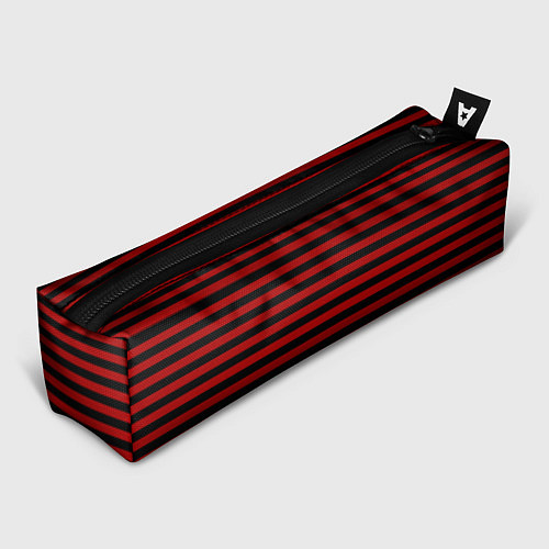 Пенал Темно-красные полосы / 3D-принт – фото 1