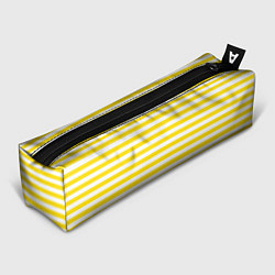 Пенал для ручек Светло-желтые полосы, цвет: 3D-принт