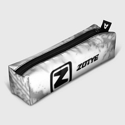 Пенал для ручек Zotye speed на светлом фоне со следами шин: надпис, цвет: 3D-принт