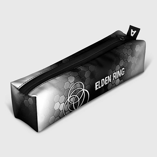 Пенал Elden Ring glitch на темном фоне: надпись и символ / 3D-принт – фото 1