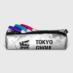 Пенал для ручек Tokyo Ghoul glitch на светлом фоне: надпись и симв, цвет: 3D-принт — фото 2