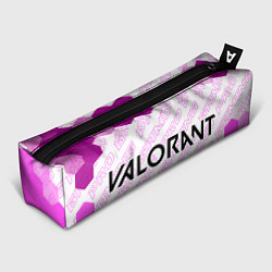Пенал для ручек Valorant pro gaming: надпись и символ, цвет: 3D-принт