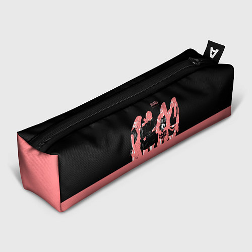 Пенал BLACK PINK на черно-розовом / 3D-принт – фото 1