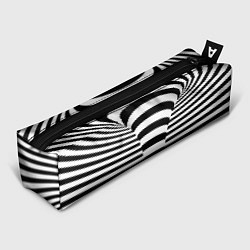 Пенал для ручек Черно-белая иллюзия, цвет: 3D-принт