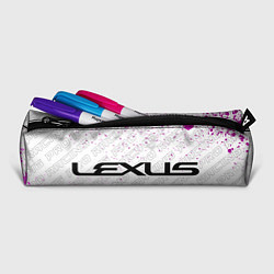 Пенал для ручек Lexus pro racing: надпись и символ, цвет: 3D-принт — фото 2