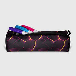 Пенал для ручек Пурпурные неоновые плиты, цвет: 3D-принт — фото 2