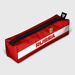 Пенал для ручек Russia - красно-белый, цвет: 3D-принт