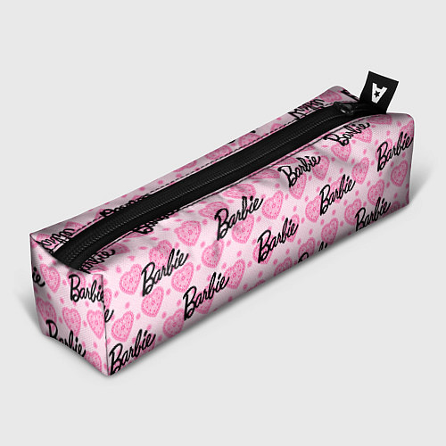 Пенал Логотип Барби и розовое кружево / 3D-принт – фото 1