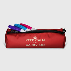 Пенал для ручек Keep Calm and Carry On, цвет: 3D-принт — фото 2