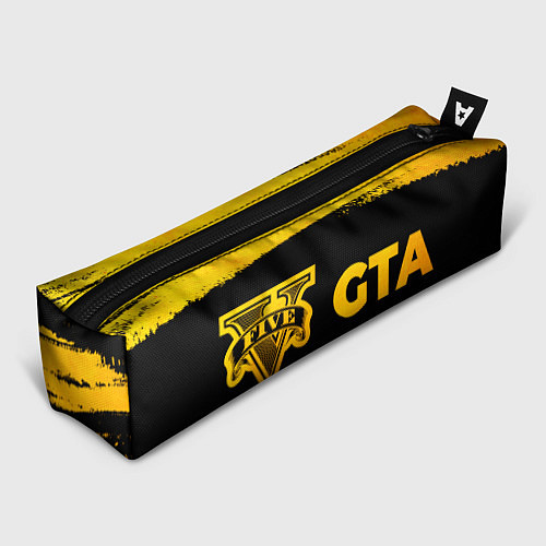 Пенал GTA - gold gradient: надпись и символ / 3D-принт – фото 1