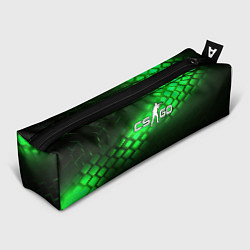 Пенал для ручек CSGO green light logo, цвет: 3D-принт
