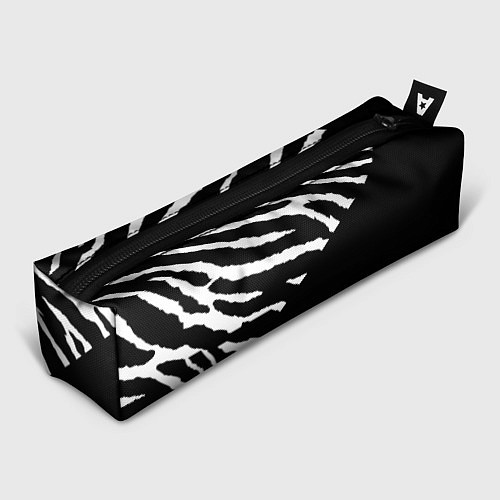 Пенал Полосы зебры с черным / 3D-принт – фото 1