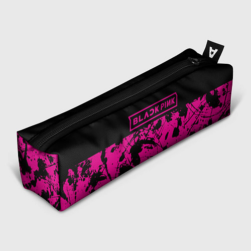 Пенал Black pink - emblem - pattern - music / 3D-принт – фото 1