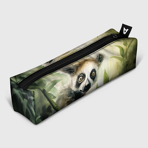 Пенал Лемур акварель / 3D-принт – фото 1