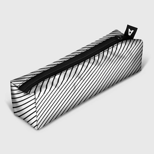 Пенал Черно-белые полосы паттерн / 3D-принт – фото 1