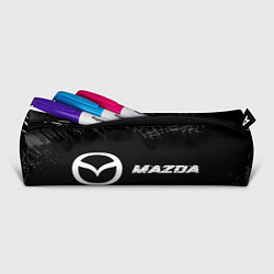 Пенал для ручек Mazda speed на темном фоне со следами шин по-гориз, цвет: 3D-принт — фото 2