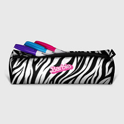 Пенал для ручек Ретро Барби - паттерн полосок зебры, цвет: 3D-принт — фото 2