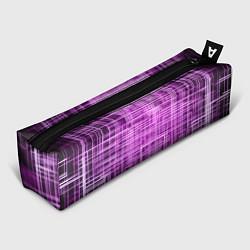 Пенал Фиолетовые неоновые полосы киберпанк