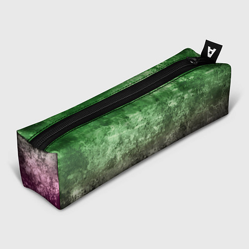 Пенал Абстракция - Фиолетово-зеленый бардак / 3D-принт – фото 1