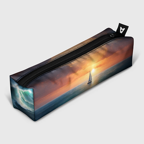 Пенал Яхта на закате солнца / 3D-принт – фото 1