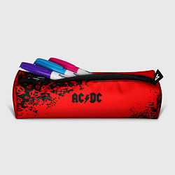 Пенал для ручек AC DC skull rock краски, цвет: 3D-принт — фото 2
