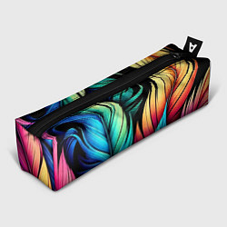 Пенал для ручек Color feathers - neon, цвет: 3D-принт