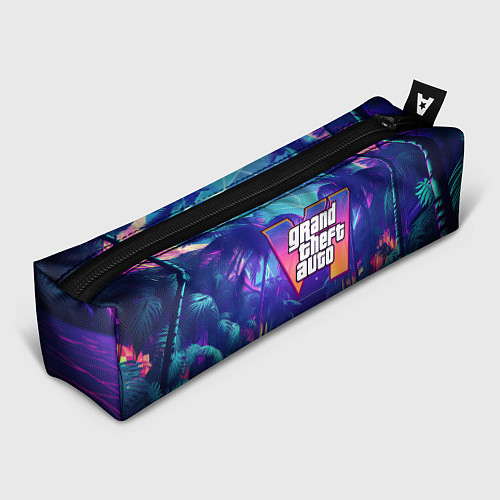 Пенал Gta 6 логотип в стиле ночного vice city / 3D-принт – фото 1