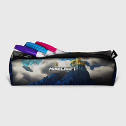 Пенал для ручек Minecraft лого и горы, цвет: 3D-принт — фото 2