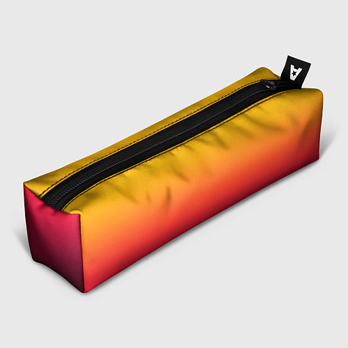 Пенал Жёлто-бордовый градиент / 3D-принт – фото 1