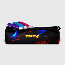 Пенал для ручек Теккен 8 geometry stripes, цвет: 3D-принт — фото 2