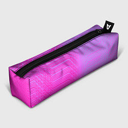 Пенал для ручек Розовые градиентные линии, цвет: 3D-принт