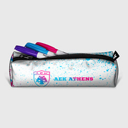 Пенал для ручек AEK Athens neon gradient style по-горизонтали, цвет: 3D-принт — фото 2