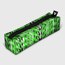 Пенал для ручек Зелёная техно броня, цвет: 3D-принт