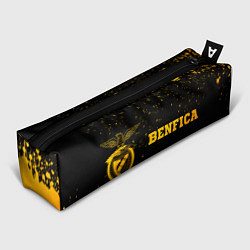Пенал для ручек Benfica - gold gradient по-горизонтали, цвет: 3D-принт